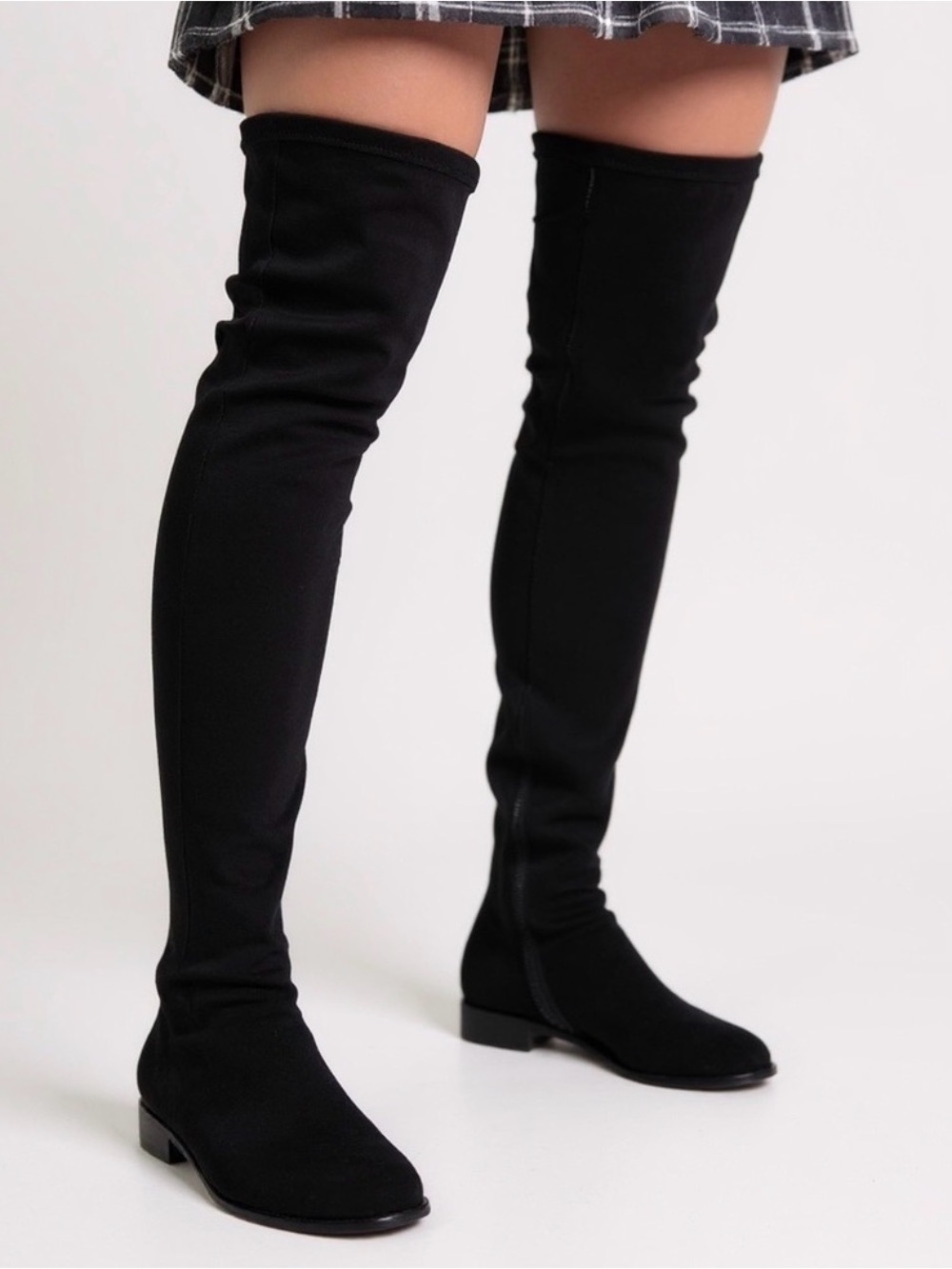Charles by Charles David Black Over-the-Knee Stretch Boots - Women